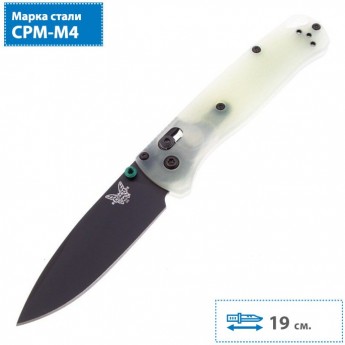 Нож BENCHMADE BUGOUT BMCU535-BK-M4-G10-JADE Нож BENCHMADE BUGOUT BMCU535-BK-M4-G10-JADE